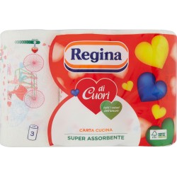 Regina di cuori asciugatutto 3pezzi