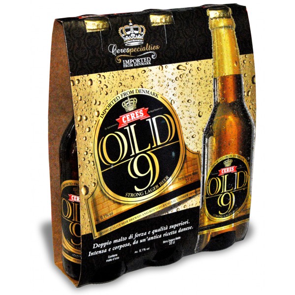 Ceres Old 9 Birra Bottiglia Di Vetro 3 Pezzi 33 Cl