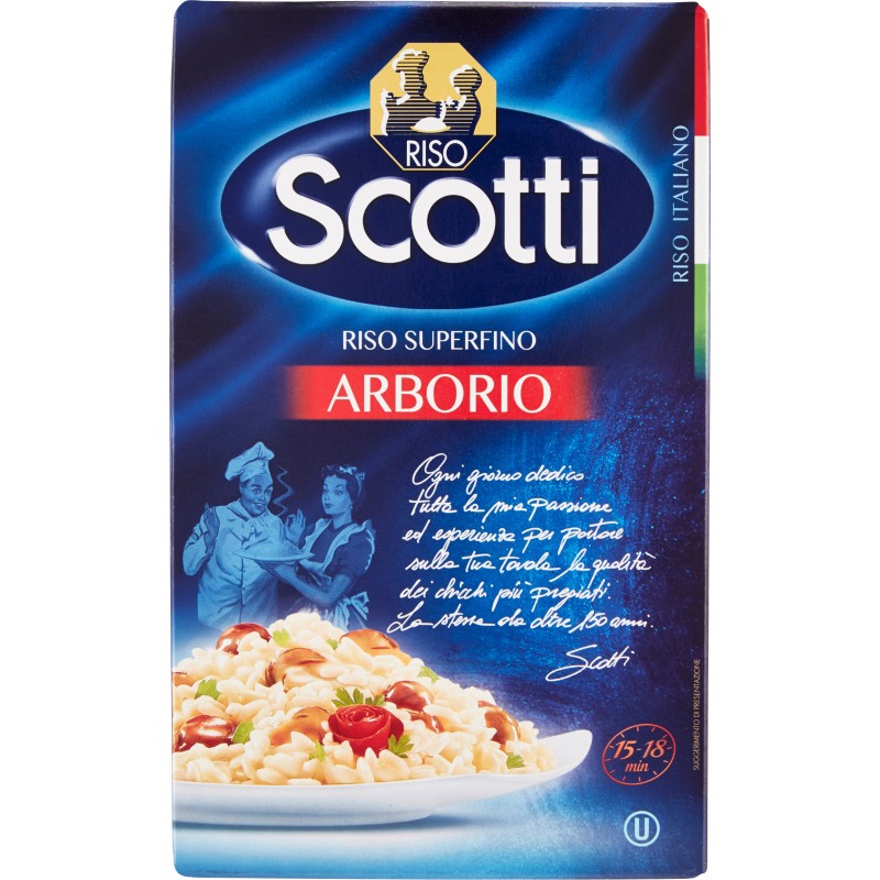 Riseria Scotti Riso Superfino Arborio kg. 1 | Ordinalo su Cicalia