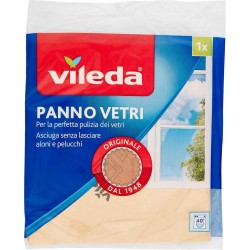 Vileda Panno Per Pulizia Vetri Microfibra cm. 36x40