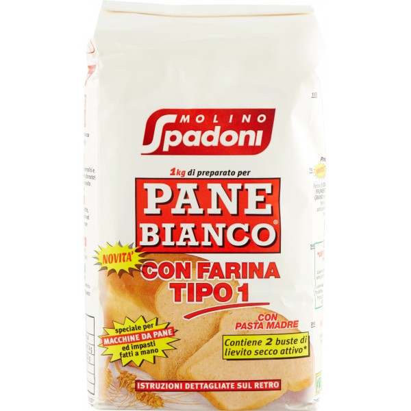 Spadoni farina pane bianco - kg.1