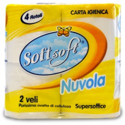 Soft soft carta igienica 4pezzi