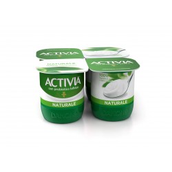 Danone activia yogurt naturale 4pezzi gr.500