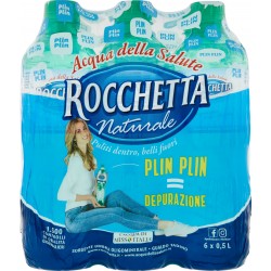 Rocchetta acqua naturale - ml.500 x 6 cluster