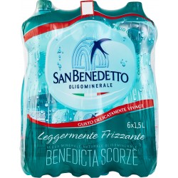 San Benedetto acqua leggermente frizzante lt.1,5 x6