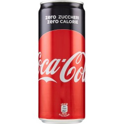 Coca-Cola zero lattina sleek cl.33