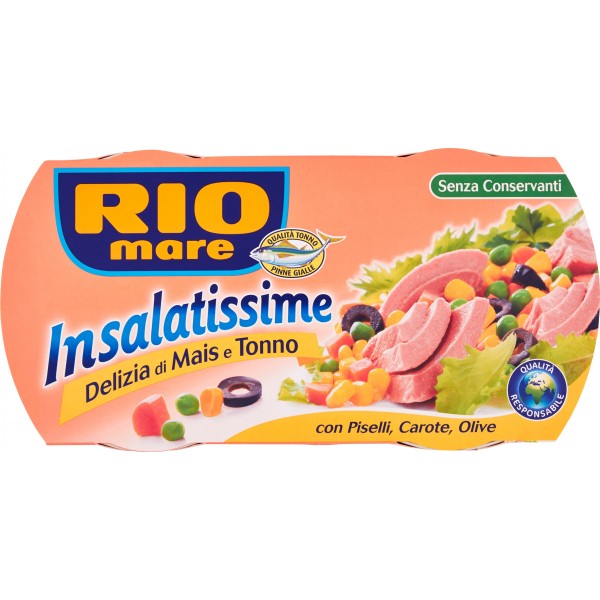 Rio Mare Insalatissime Delizia di Mais e Tonno 2 x 160 gr.