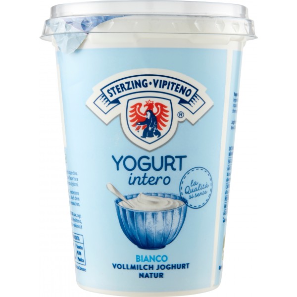 Sterzing Vipiteno Yogurt Bianco Intero Vasetto 500 Gr