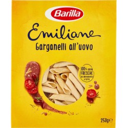 Barilla Emiliane Garganelli all'uovo n.180 gr.250