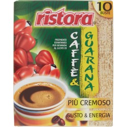 Ristora caffe e guaranà in busta - gr.100 x10