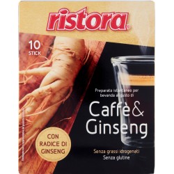 Ristora caffe e ginseng in busta - gr.100 x10