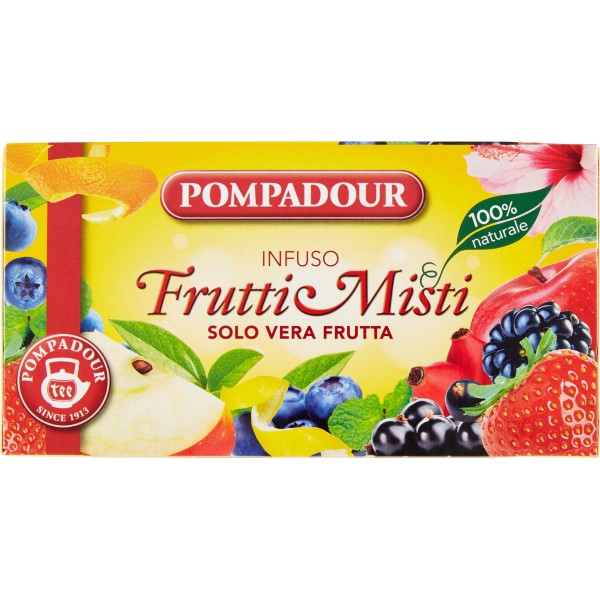 Pompadour Infuso Frutti Misti 20 x 3 g