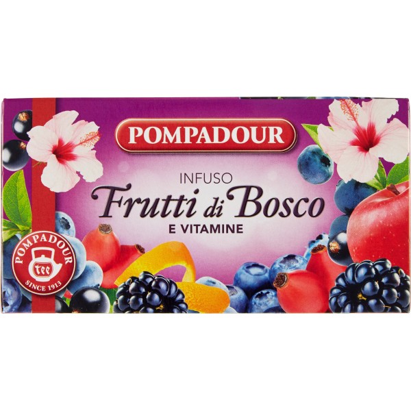 INFUSO FRUTTI ROSSI A COLAZIONE Pompadour gr 50