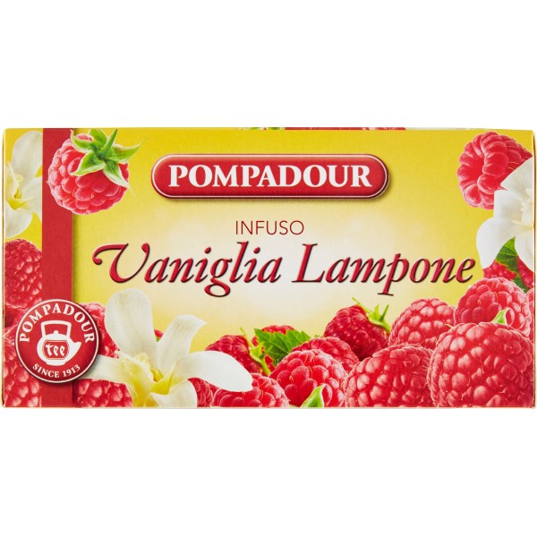 Pompadour Infuso Vaniglia E Lampone Conf. da 16 Bustine