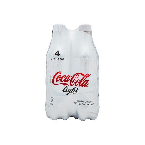 Coca-Cola light - ml.500 cluster x4