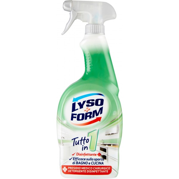 Lysoform Spray Tutto In 1 Detergente E Disinfettante ml. 750