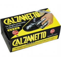 Calzanetto spugna lucidante per scarpe nere