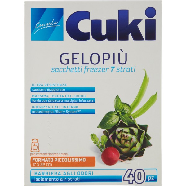 Cuki gelo sacchetti piccoli 40pezzi