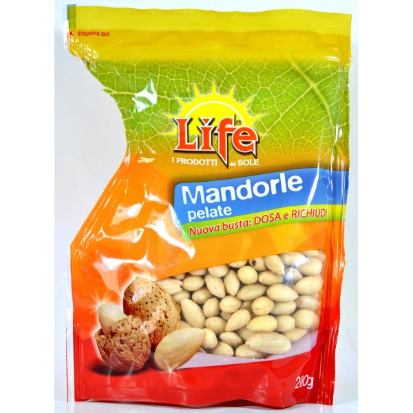 Mandorle sgusciate in busta da 250gr – LeonettiFood