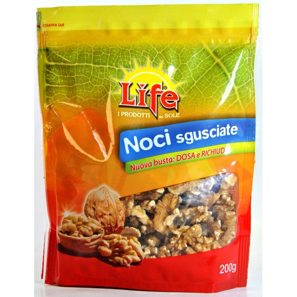 Life Noci Sgusciate Frutta Secca in Sacchetto gr. 200