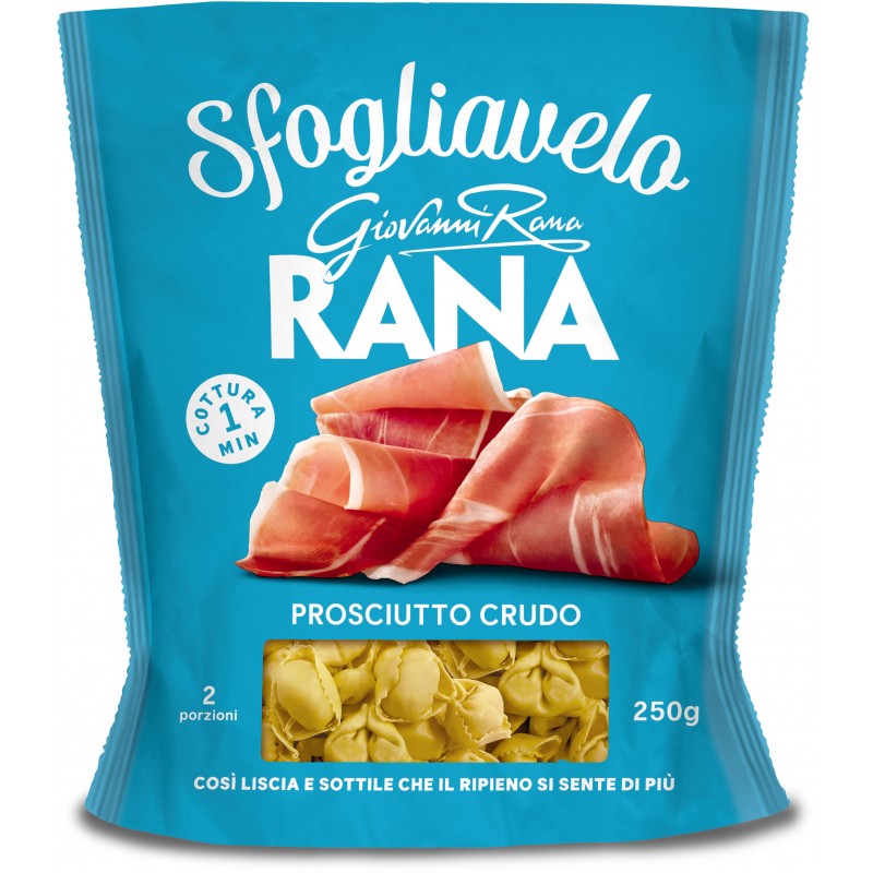Rana sfogliavelo prosciutto crudo gr. 250 GU7198 Rana sfogliavelo prosciutto crudo gr. 250 GU7198
