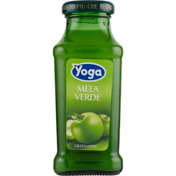 Yoga Succo Di Mela Verde Con Limone Bottiglietta 20 Cl