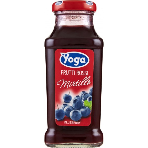 Yoga Succo di Frutta al Mirtillo Bottiglietta in Vetro da cl. 20