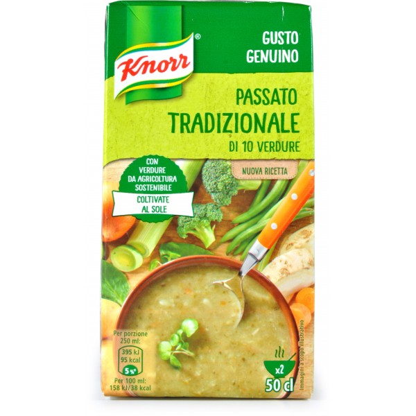 Knorr Passato Tradizionale Di Verdure Miste In Brick ml. 500