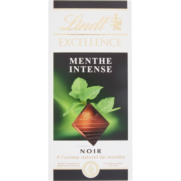 Lindt Excellence Menthe Intense Noir 100 gr.