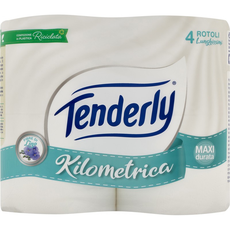 Tenderly carta igienica Kilometrica Maxi Rotoli 4 pz
