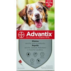 Bayer advantix spot-on cani 10-25 kg