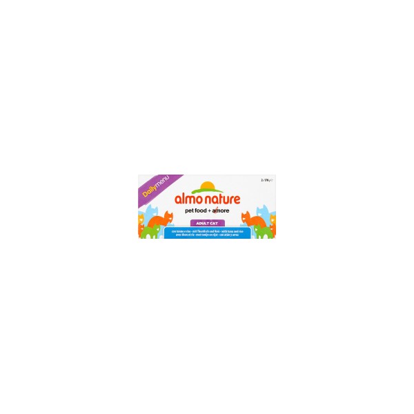 Almo daily gatto con tonno e riso - gr.170x2 Almo daily gatto con tonno e riso - gr.170x2
