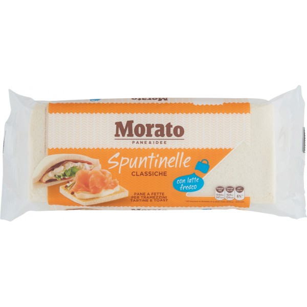 Morato Spuntinelle Classiche Pane Bianco A Fette in conf. gr. 250