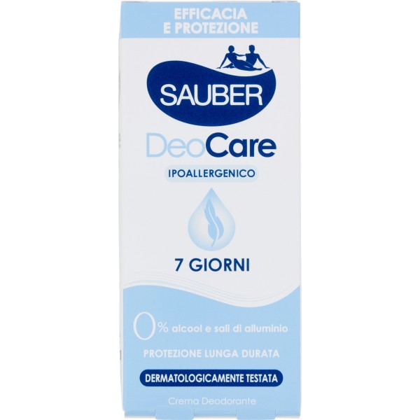 Sauber Crema Deodorante Deo Care 7 Giorni ml. 40