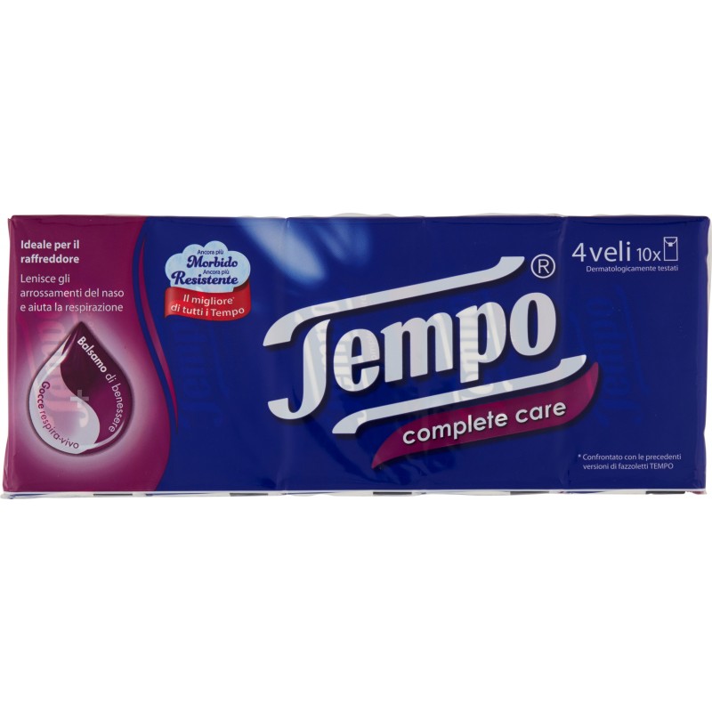 Fazzoletti Tempo Classici - Confezione Da 42 Pacchi Da 10 Pezzi | Extra Forti E Soffici Con Fibra Di Cotone - Foto 8