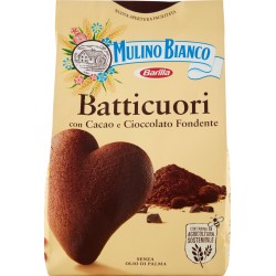 Mulino Bianco Biscotti Batticuori con cacao e cioccolato 350 gr.