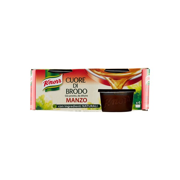 Knorr cuore di brodo manzo - gr.28 x4
