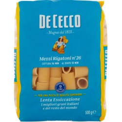 De cecco mezzi rigatoni n.26 - gr.500