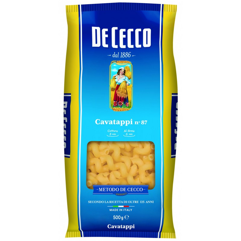 De Cecco Pasta Cavatappi n. 87 gr. 500 Ordinala su Cicalia