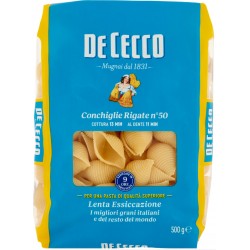 De cecco conchiglie rigate n.50 - gr.500