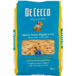 De cecco mezze penne rigate n.141 - gr.500