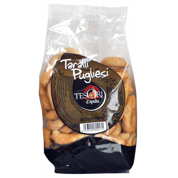 Tesori taralli pepe nero - gr.300