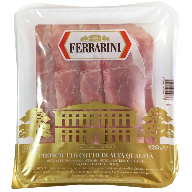 Prosciutto cotto Ferrarini gr. 120 Ordinalo ora su Cicalia