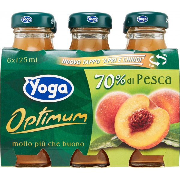 Yoga succo cluster pesca - ml.125x6