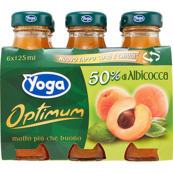 Yoga succo cluster albicocca - ml.125x6
