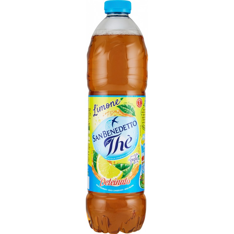 San Benedetto Thè Deteinato Al Limone Bevanda Zuccherata lt. 1,5 San Benedetto Thè Deteinato Al Limone Bevanda Zuccherata lt. 1,5