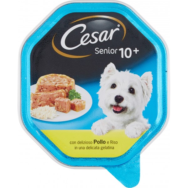 Cesar vaschetta senior pollo riso - gr.150