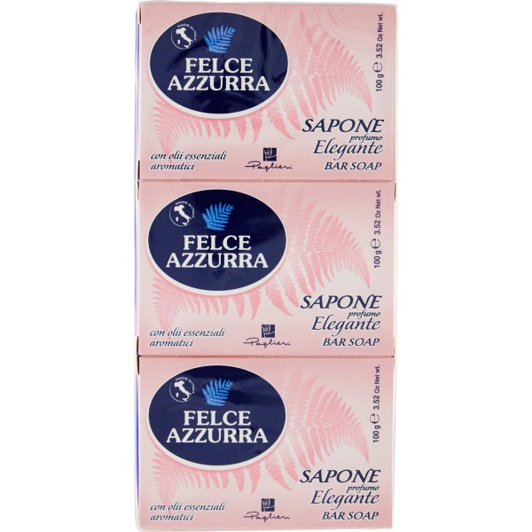 Felce Azzurra sapone elegante - gr.100x3