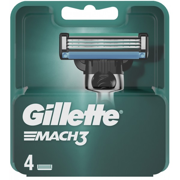 Gillette Mac 3 Lamette Di Ricarica Per Rasoio Usa E Getta conf. da 4