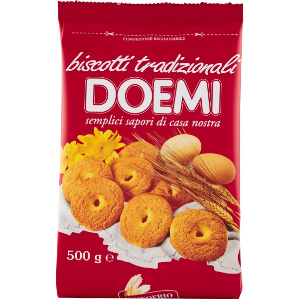 D'Onofrio Doemi Biscotti Frollini Tradizionali In Sacchetto gr. 500